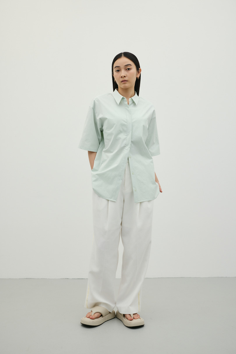 バックドレープオープンシャツ 詳細画像 MINT 2