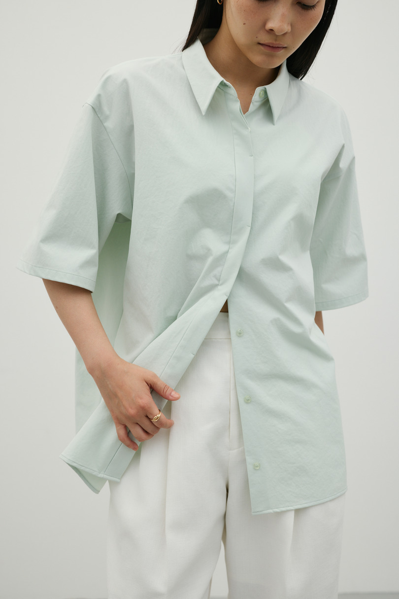 バックドレープオープンシャツ 詳細画像 MINT 4