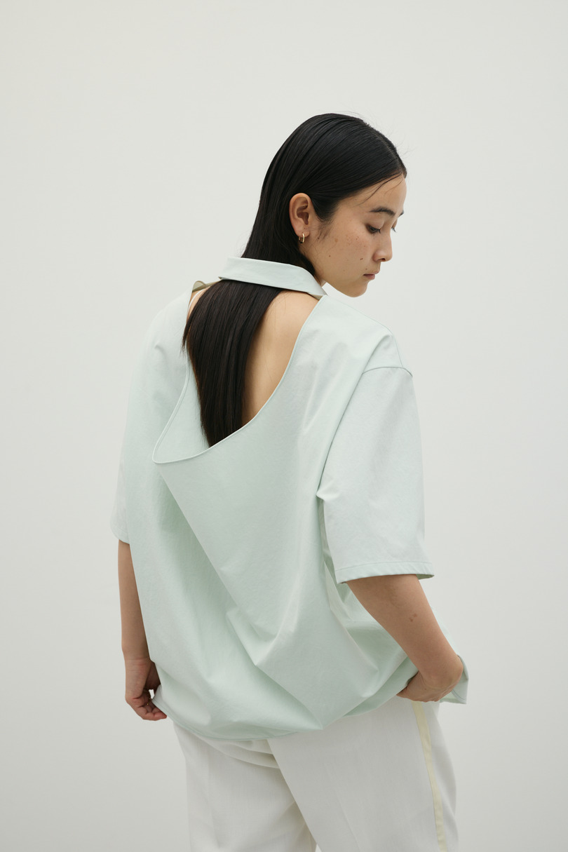 バックドレープオープンシャツ 詳細画像 MINT 5