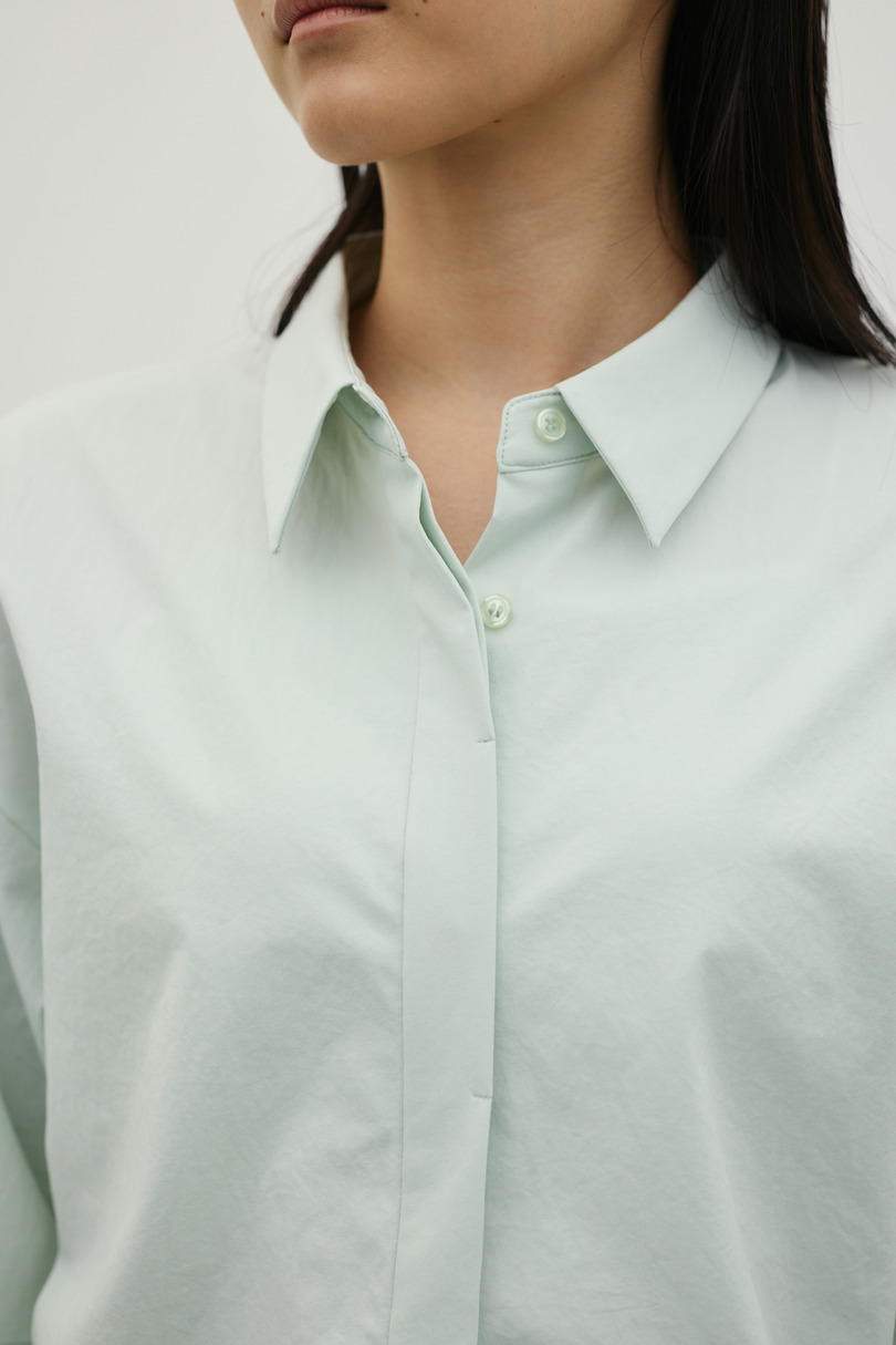 バックドレープオープンシャツ 詳細画像 MINT 6