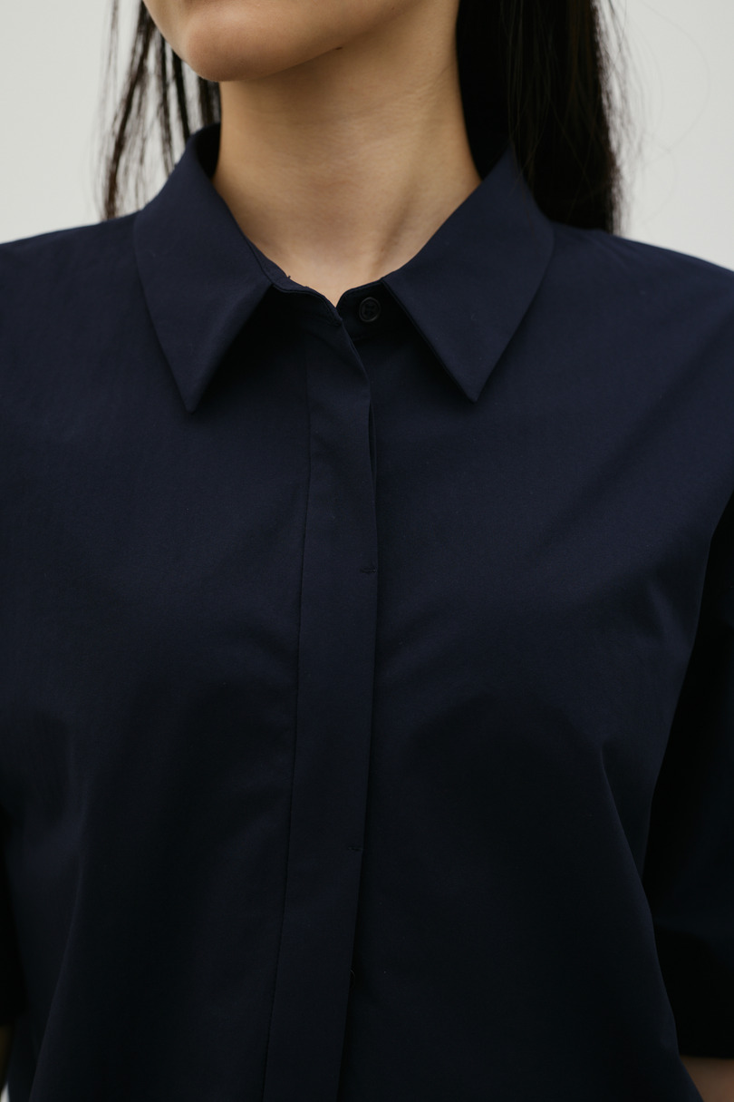 バックドレープオープンシャツ 詳細画像 NVY 5