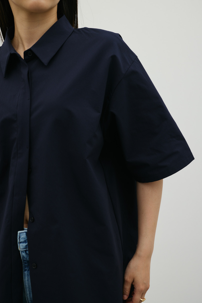 バックドレープオープンシャツ 詳細画像 NVY 6