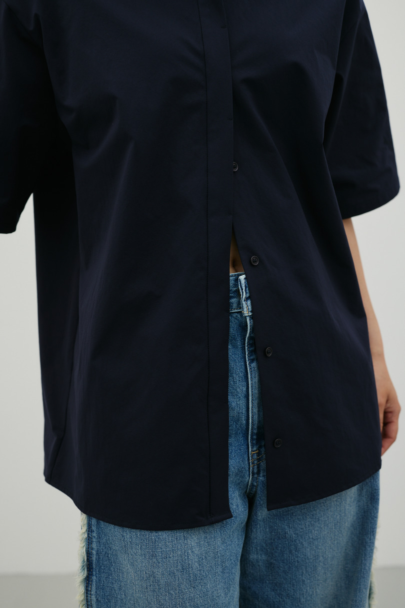 バックドレープオープンシャツ 詳細画像 NVY 7