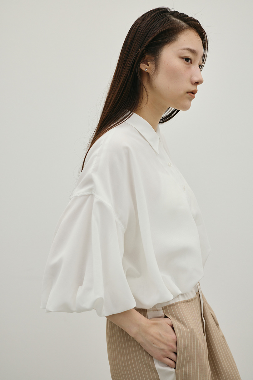 バルーンスリーブシャツ 詳細画像 WHT 5