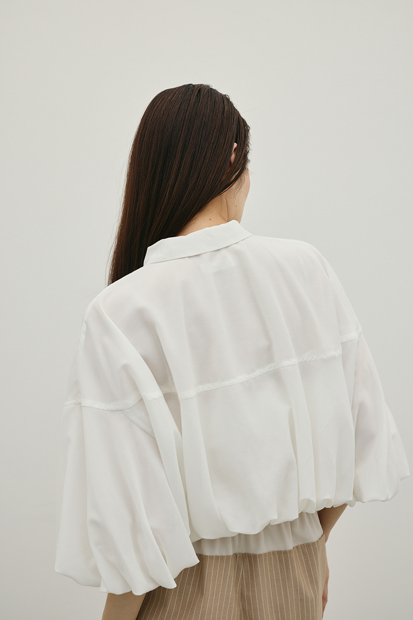 バルーンスリーブシャツ 詳細画像 WHT 7