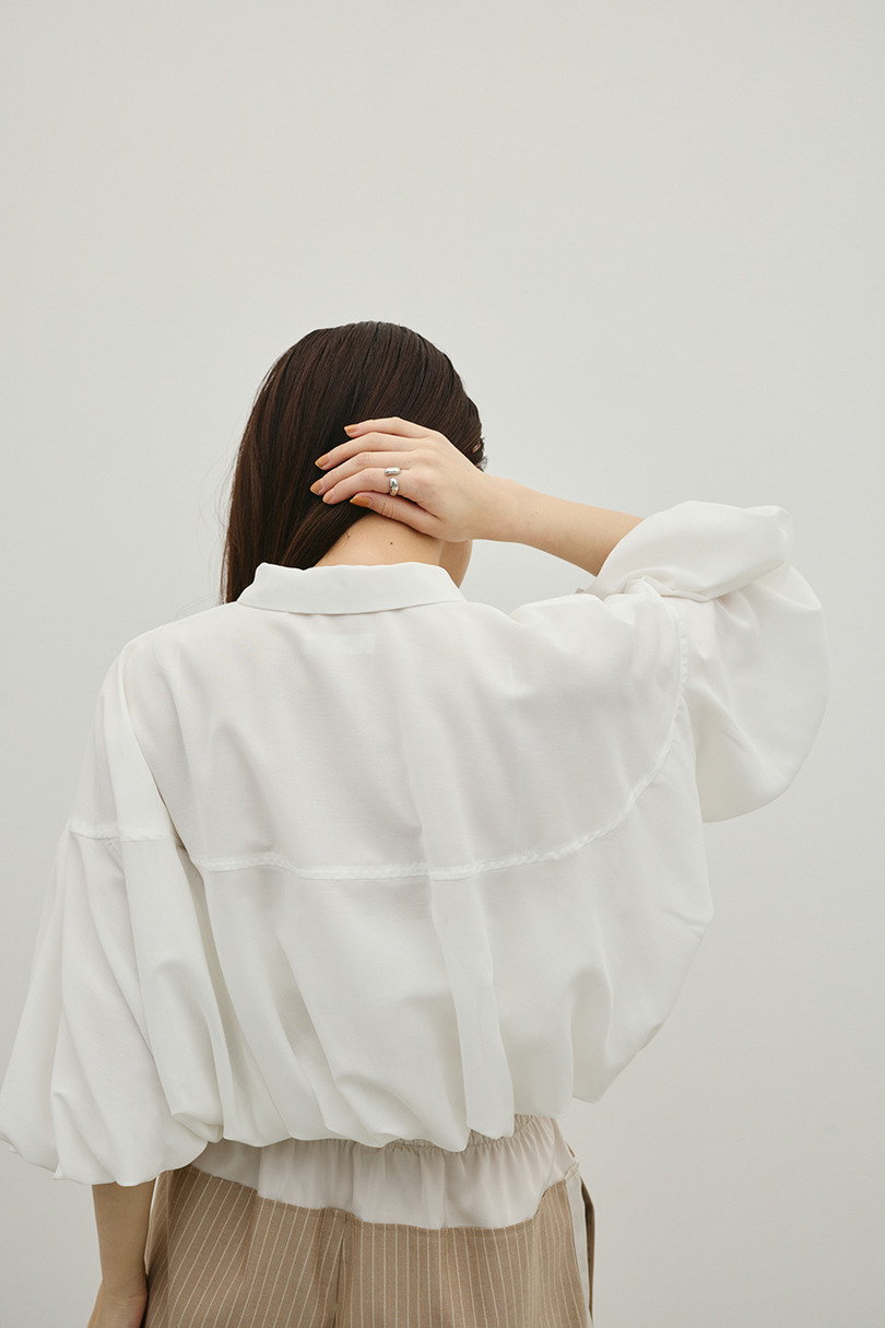 バルーンスリーブシャツ 詳細画像 WHT 8