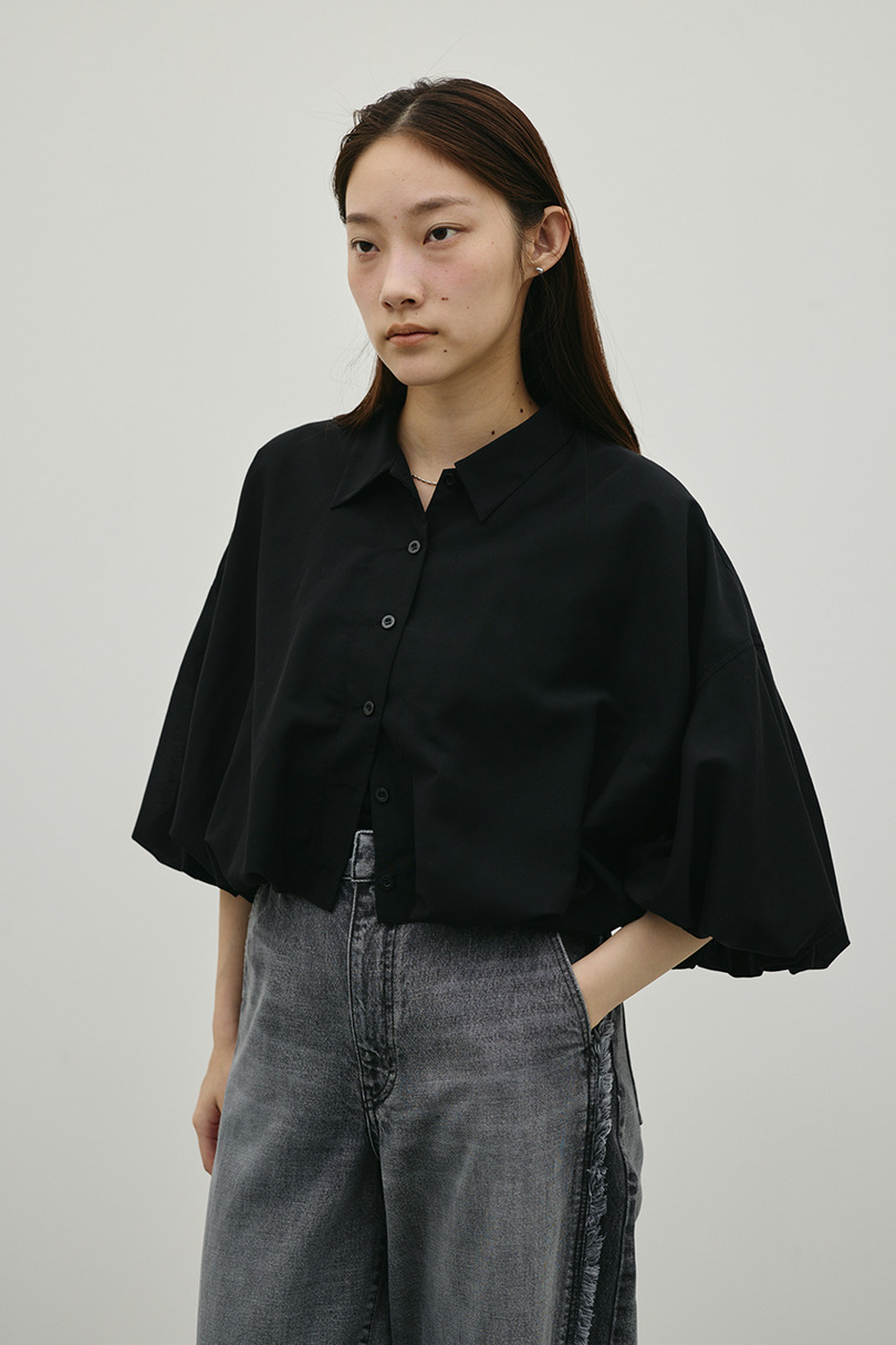 バルーンスリーブシャツ 詳細画像 BLK 4