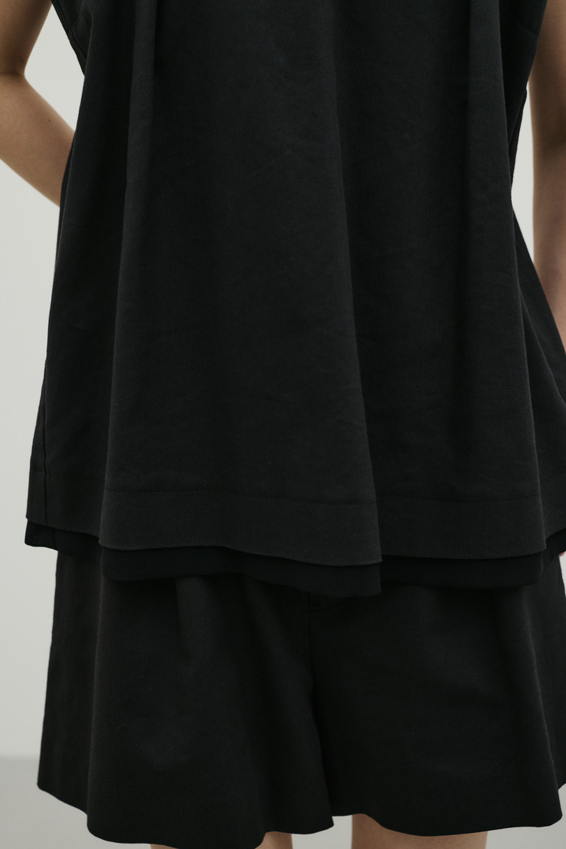 リネンミックスコンビネーションタンク 詳細画像 BLK 8