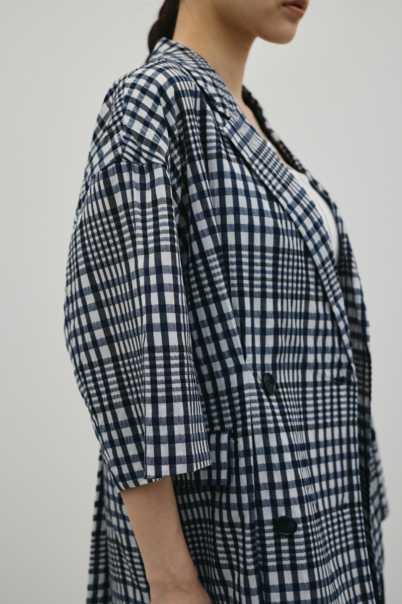 シアーチェックジャケット 詳細画像 柄NVY 11