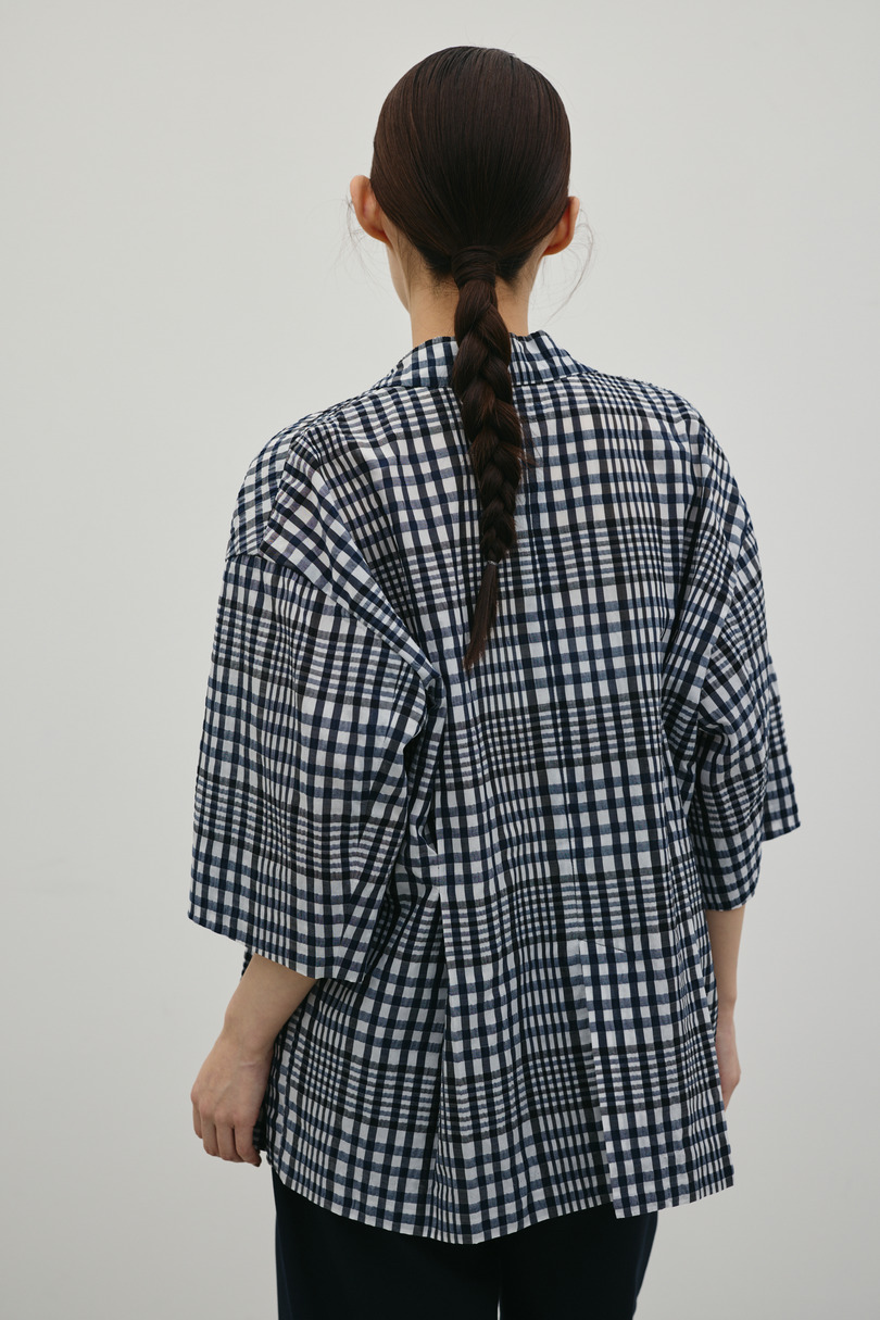 シアーチェックジャケット 詳細画像 柄NVY 7