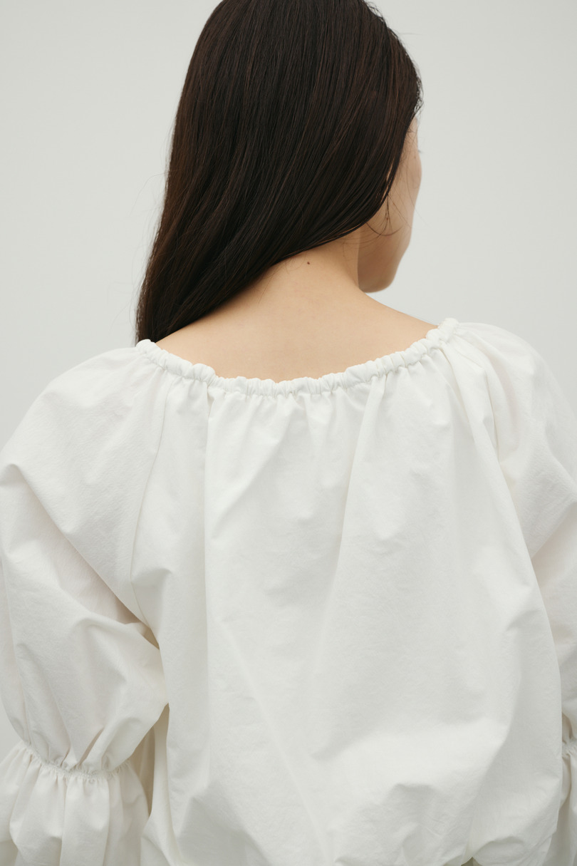 ランタンスリーブオフショルトップ 詳細画像 WHT 11