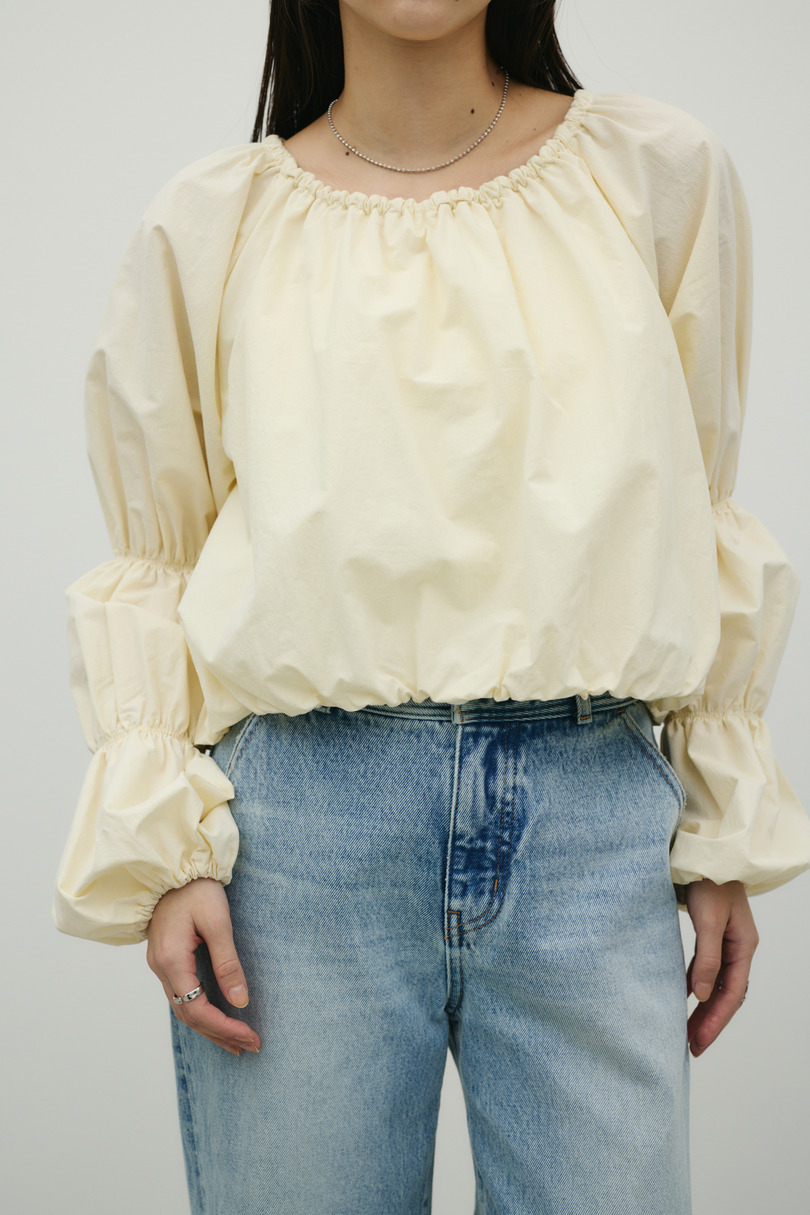 ランタンスリーブオフショルトップ 詳細画像 YEL 7