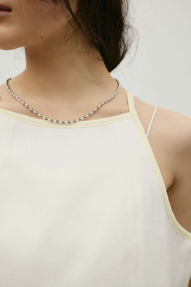 セットアップバイカラーキャミ 詳細画像 WHT 7