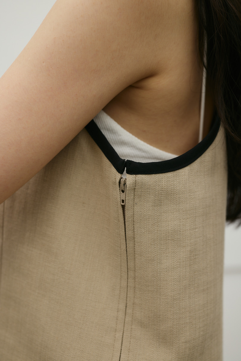 セットアップバイカラーキャミ 詳細画像 BEG 13