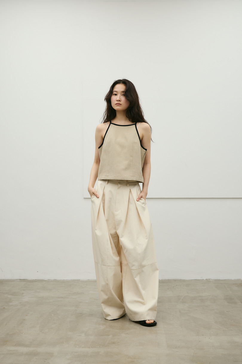 セットアップバイカラーキャミ 詳細画像 BEG 6