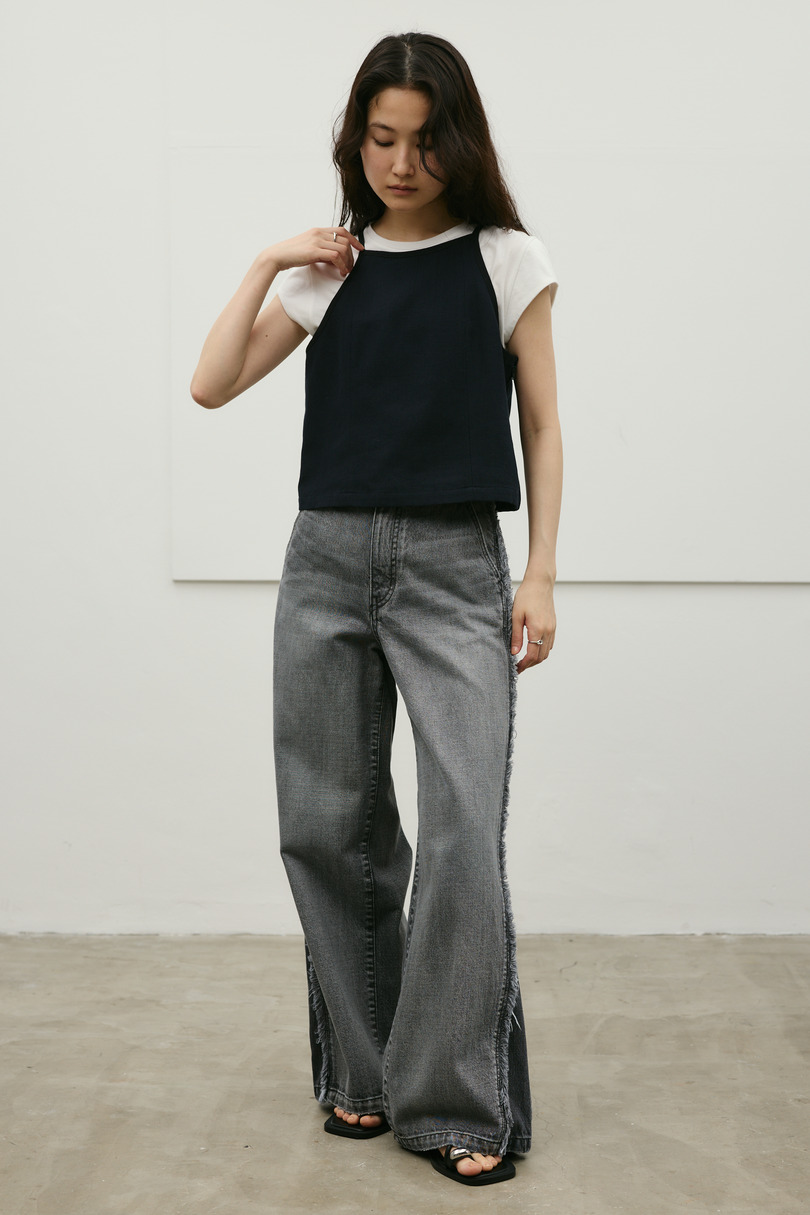 セットアップバイカラーキャミ 詳細画像 NVY 3