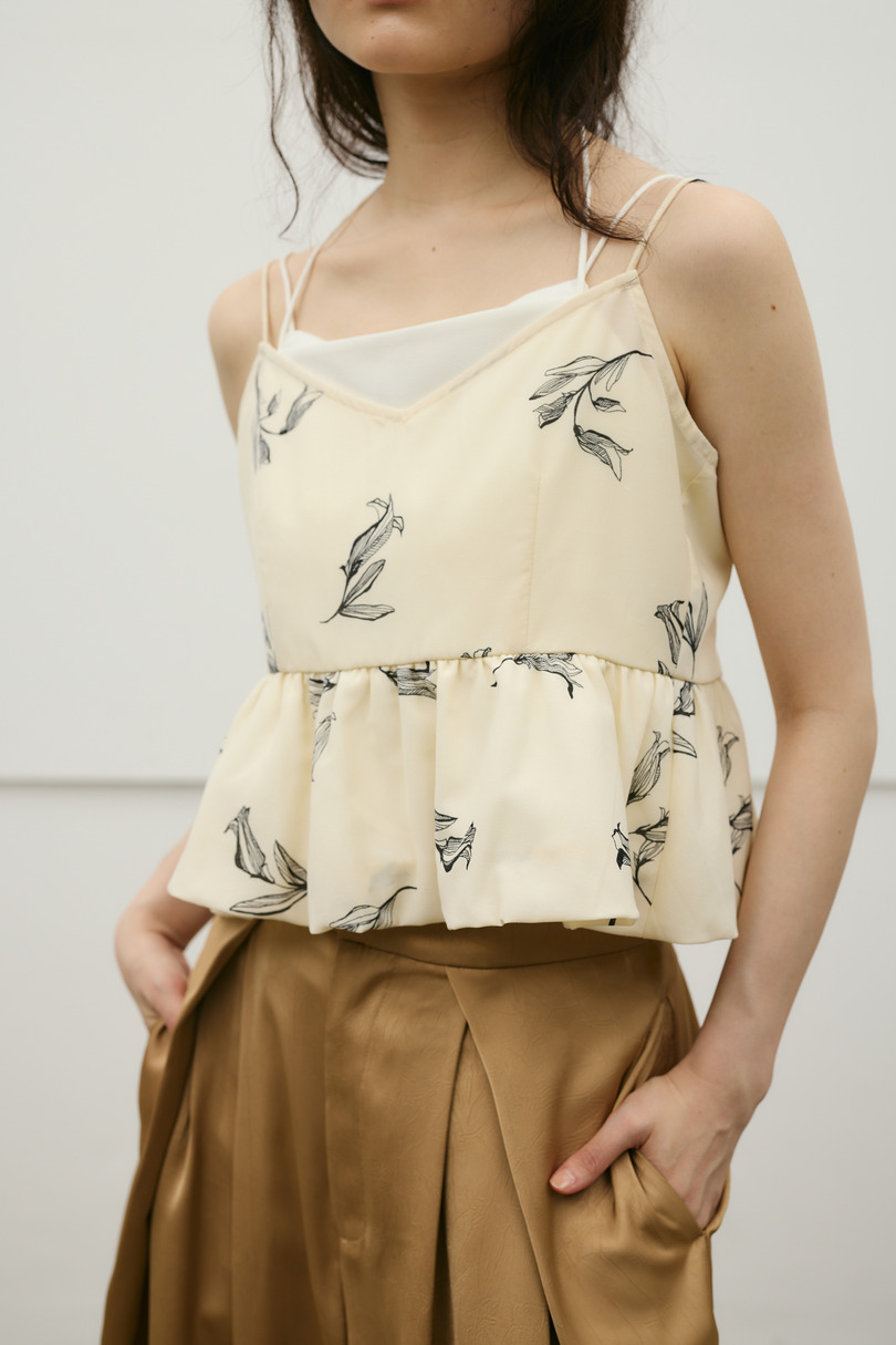 リネンミックスバルーンキャミ