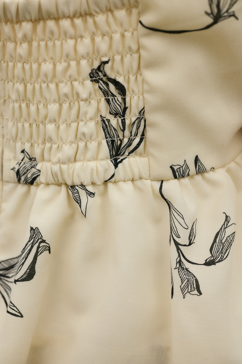 リネンミックスバルーンキャミ 詳細画像 柄WHT 12