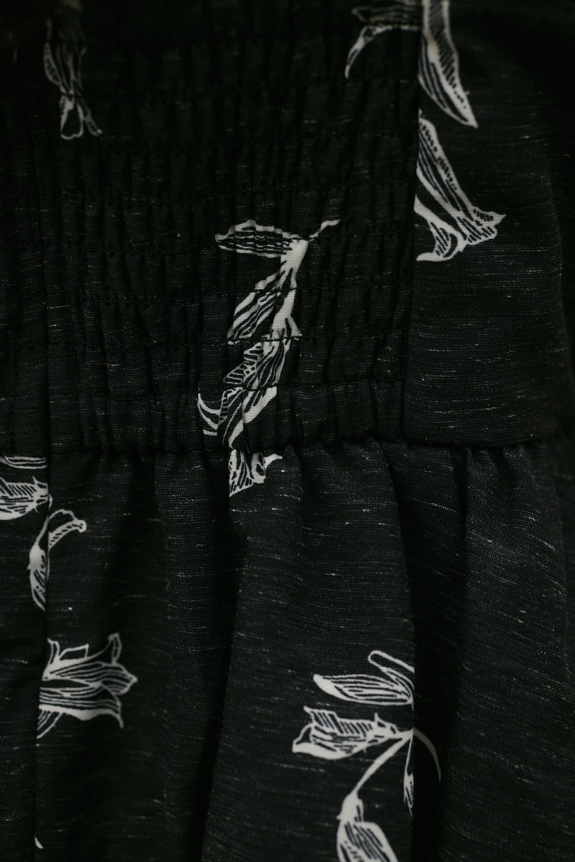 リネンミックスバルーンキャミ 詳細画像 柄BLK 11