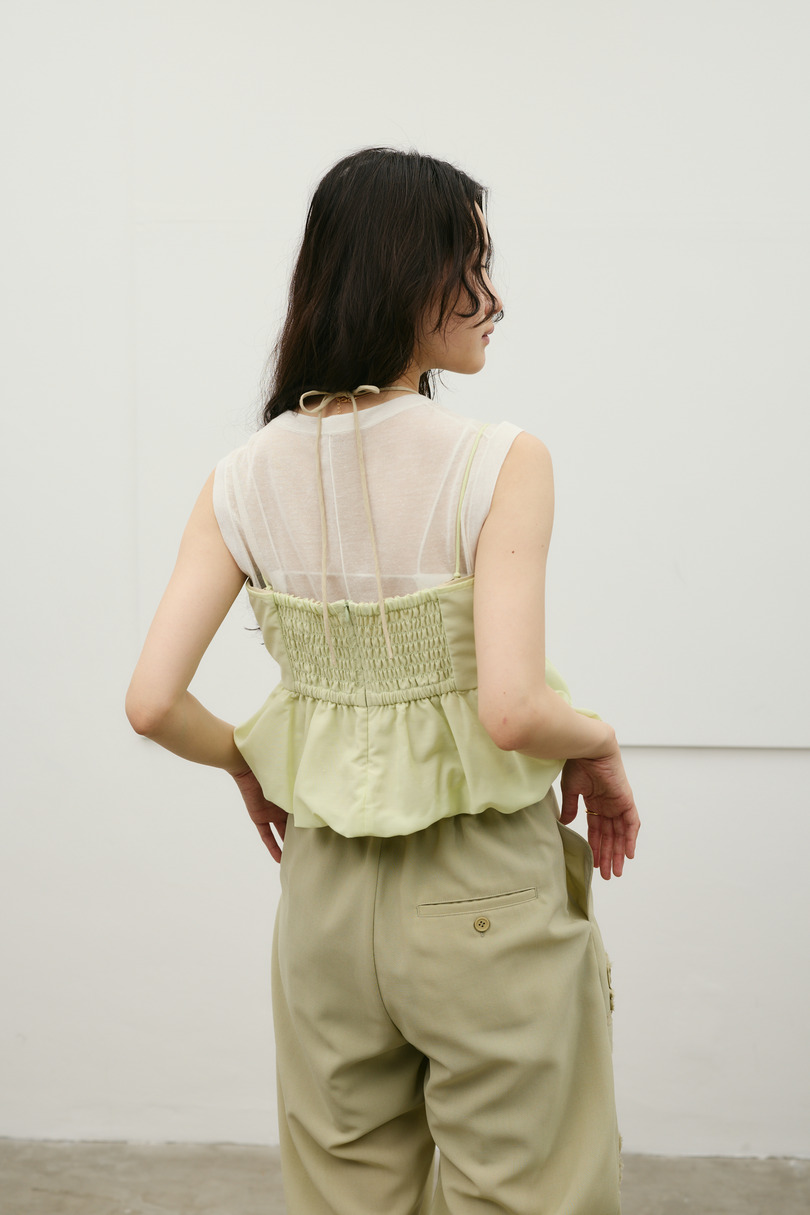 リネンミックスバルーンキャミ 詳細画像 MINT 6