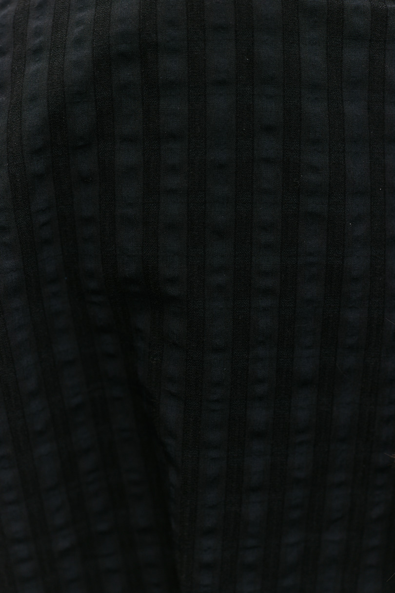 バックリボンチェックブラウス 詳細画像 BLK 12