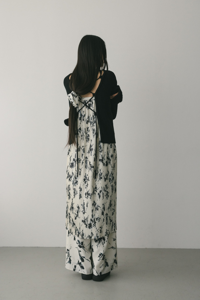 フラワープリントプリーツスカート 詳細画像 WHT 12