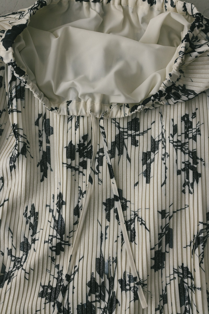 フラワープリントプリーツスカート 詳細画像 WHT 13