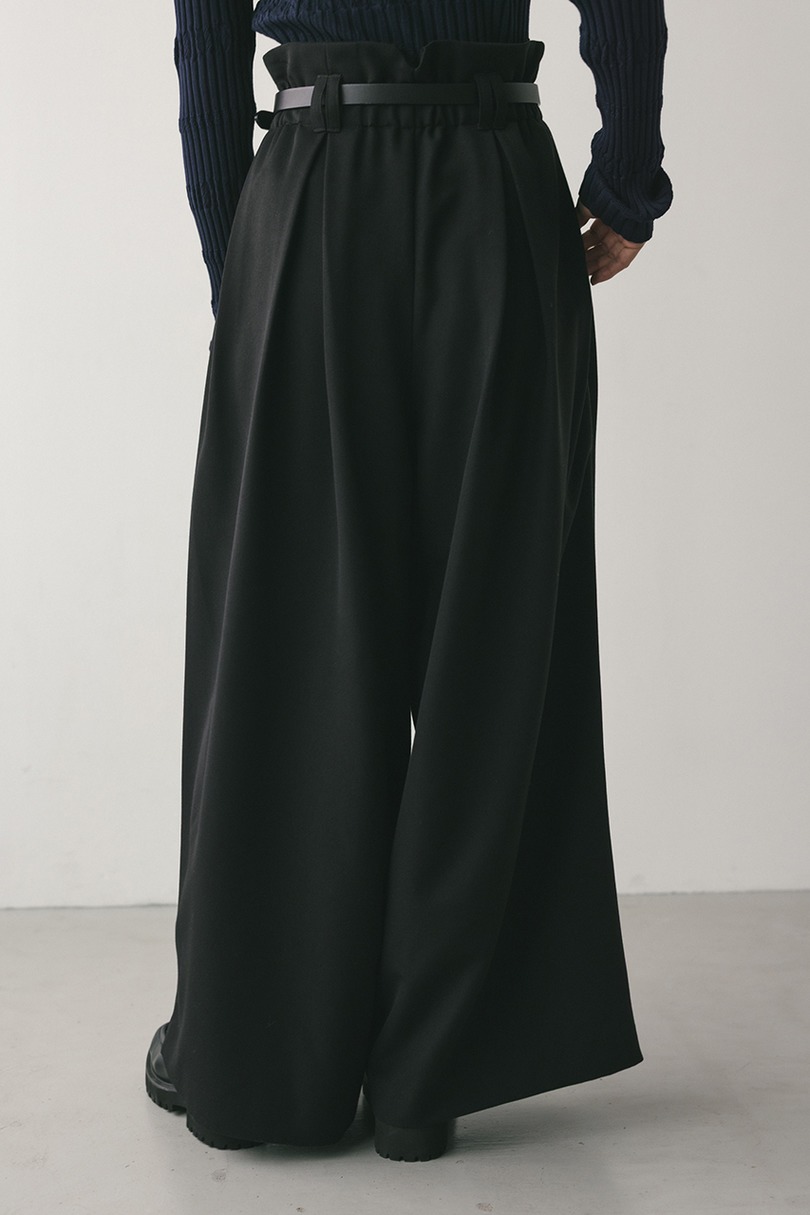 ハイウエストタックワイドパンツ 詳細画像 BLK 7