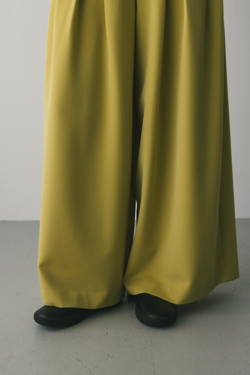 ハイウエストタックワイドパンツ 詳細画像 YEL 5