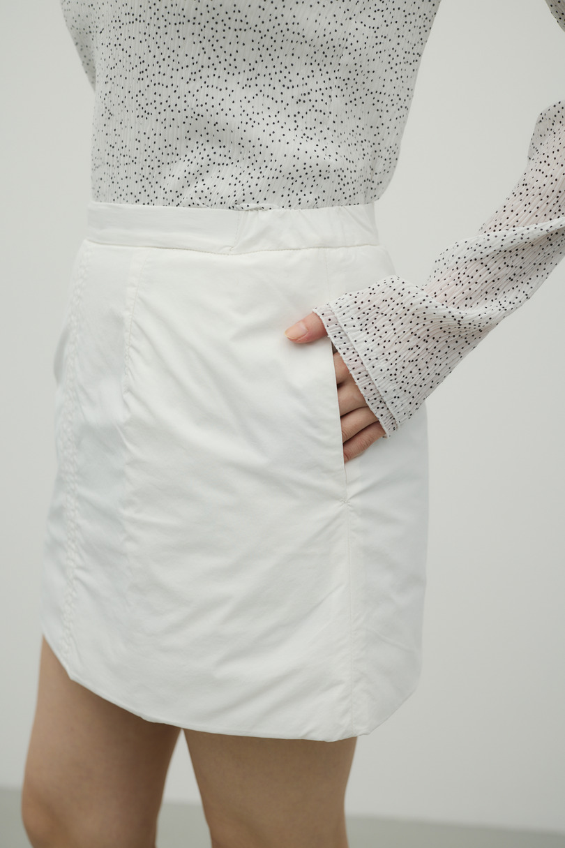 パディングミニスカート 詳細画像 WHT 12
