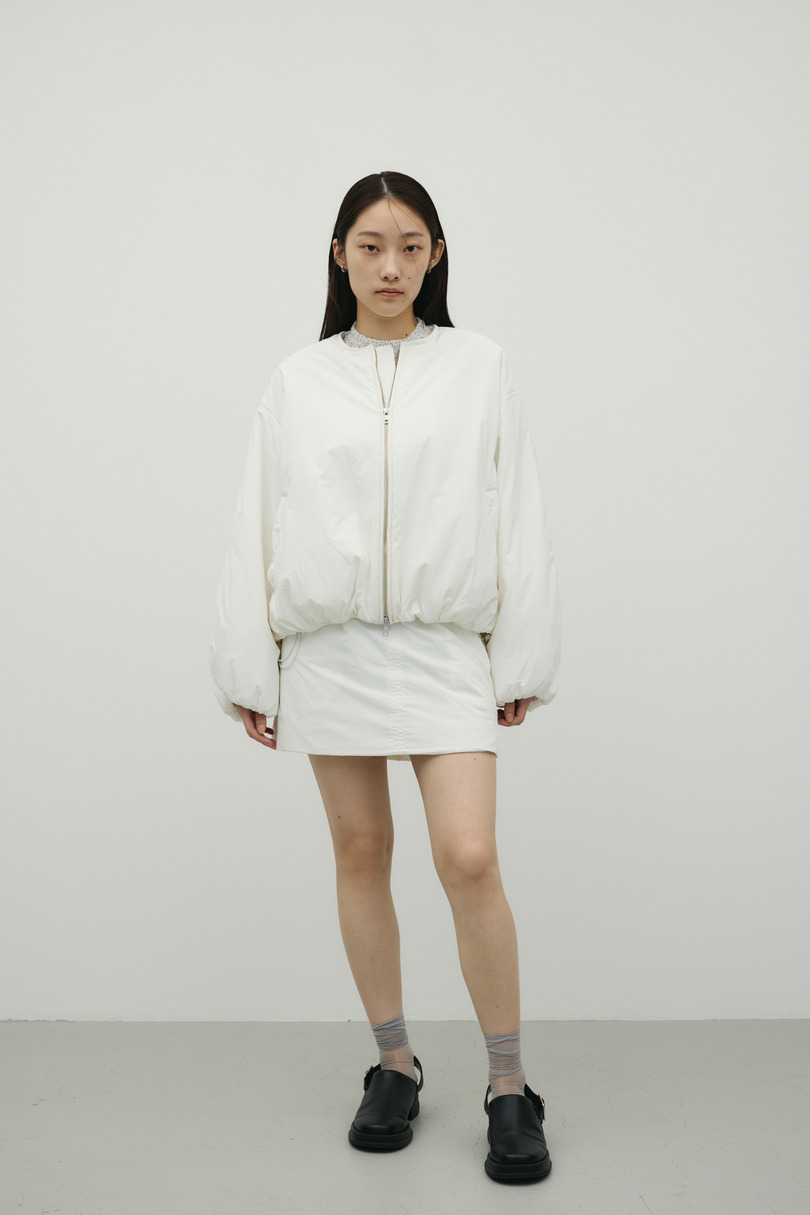 パディングミニスカート 詳細画像 WHT 2