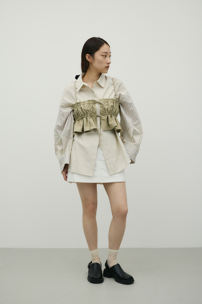 パディングミニスカート 詳細画像 WHT 4