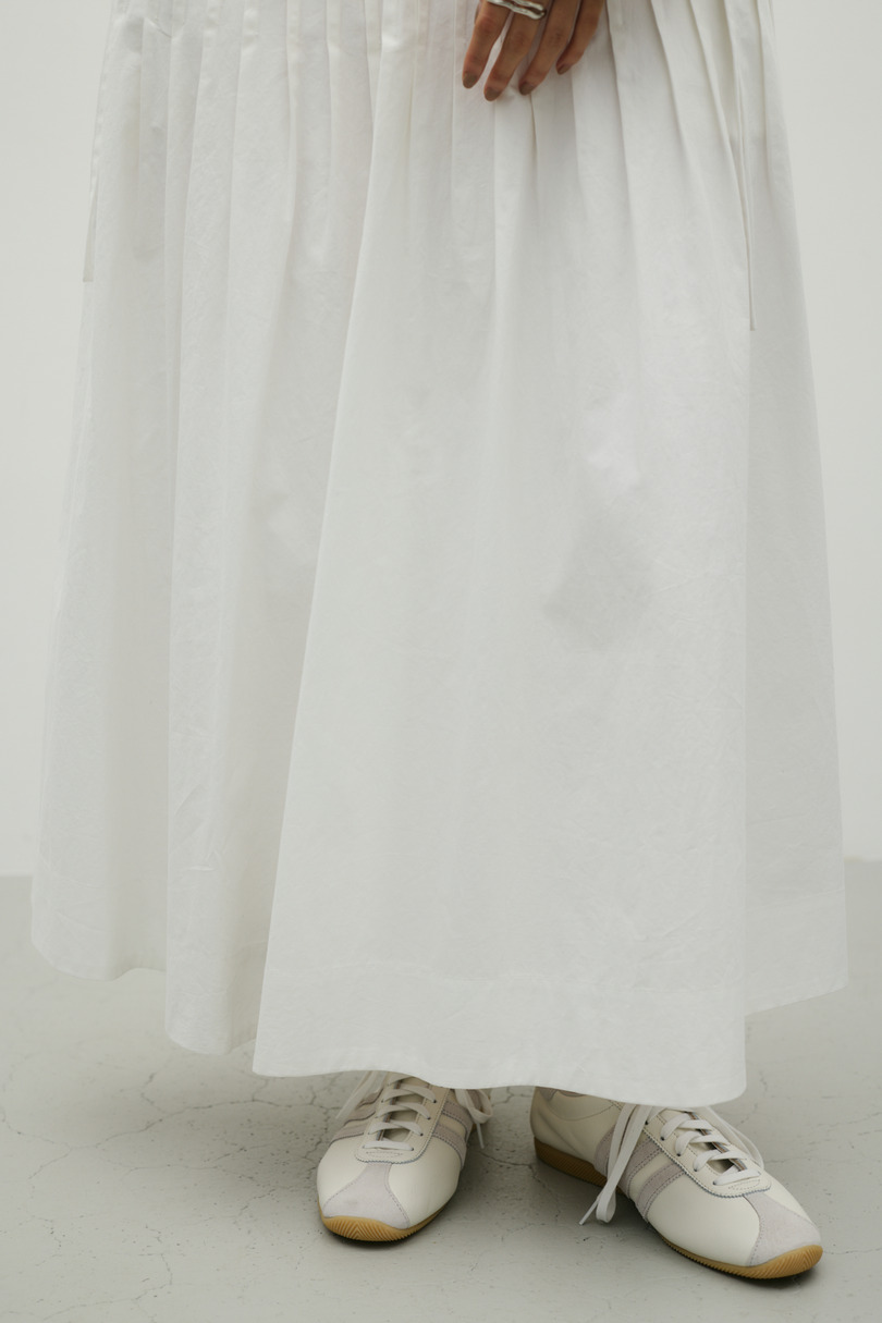 タックプリーツフレアスカート 詳細画像 WHT 10