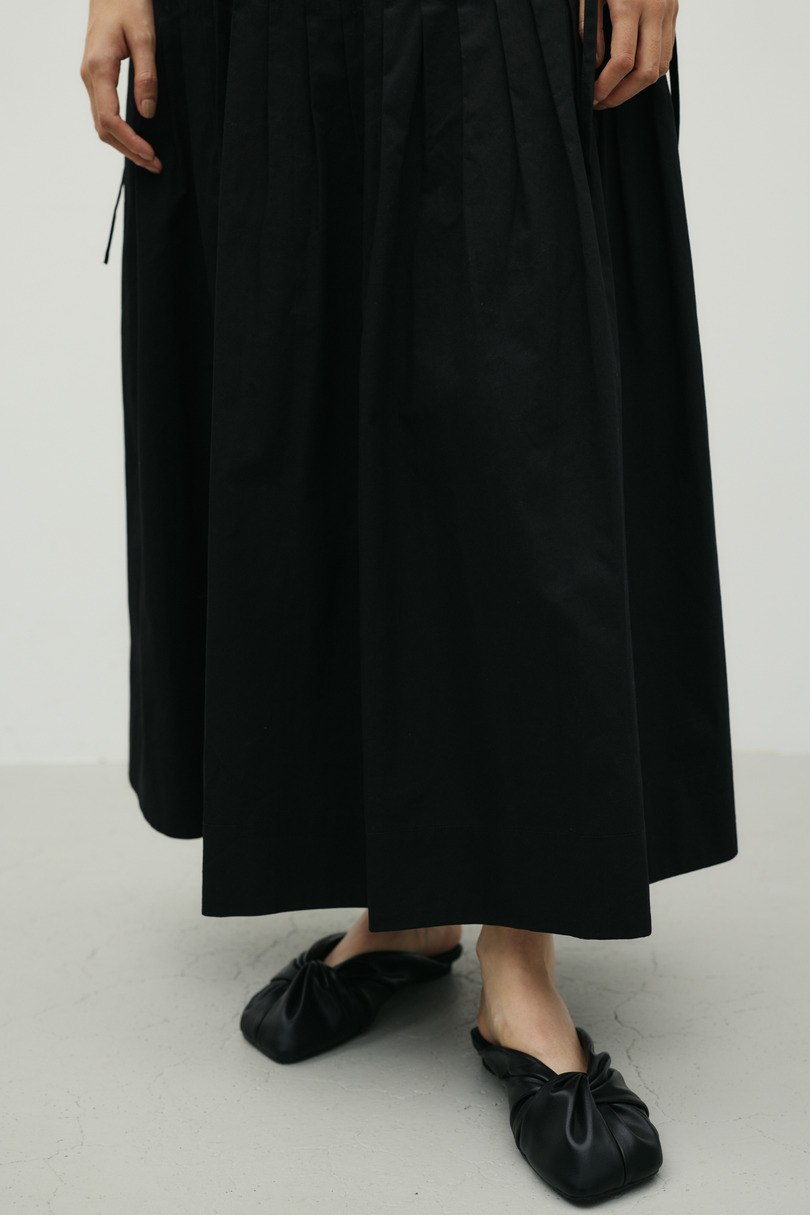 タックプリーツフレアスカート 詳細画像 BLK 9