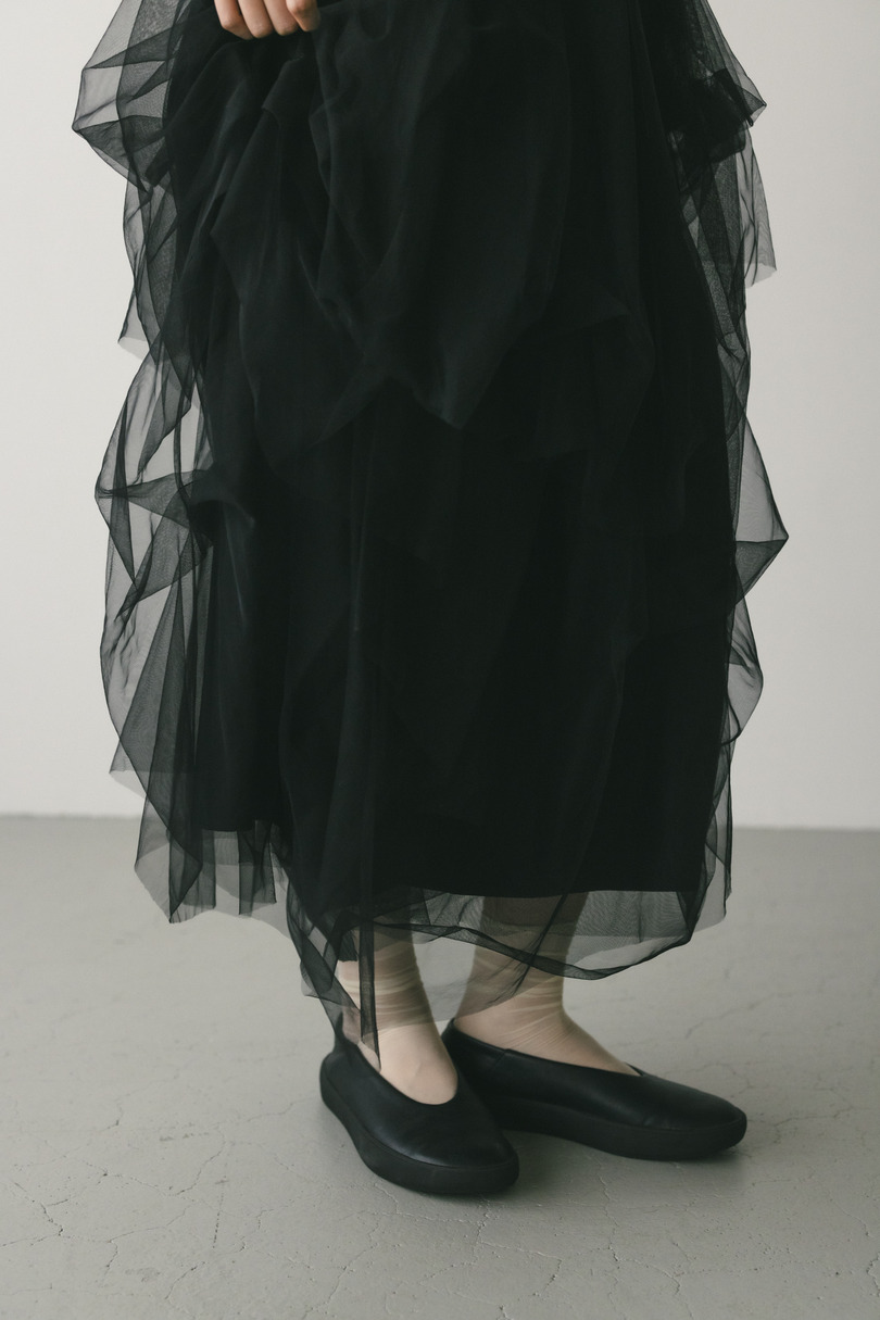 ランダムティアードチュールスカート 詳細画像 BLK 6