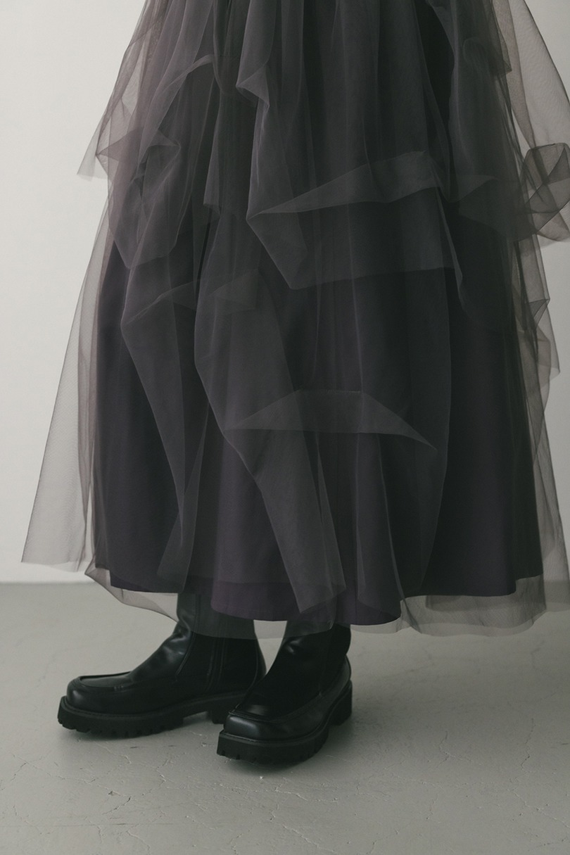 ランダムティアードチュールスカート 詳細画像 PUR 6