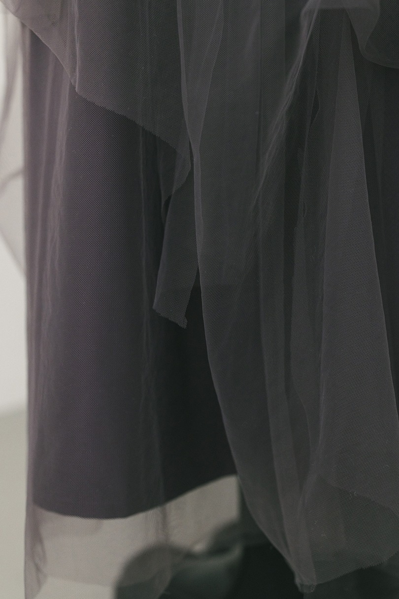 ランダムティアードチュールスカート 詳細画像 PUR 9