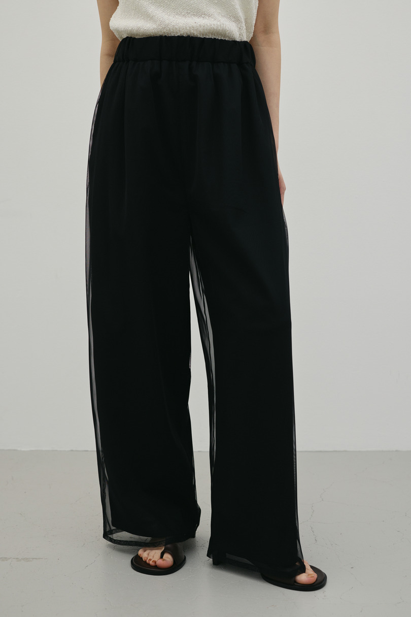 シアーレイヤードリラックスパンツ