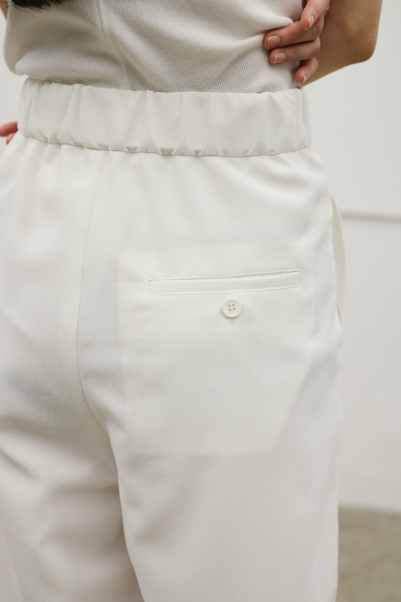 フラワーエンブロイダリータックパンツ 詳細画像 WHT 11