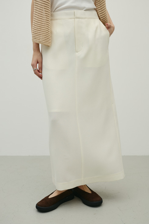 リネンライクストレートスカート