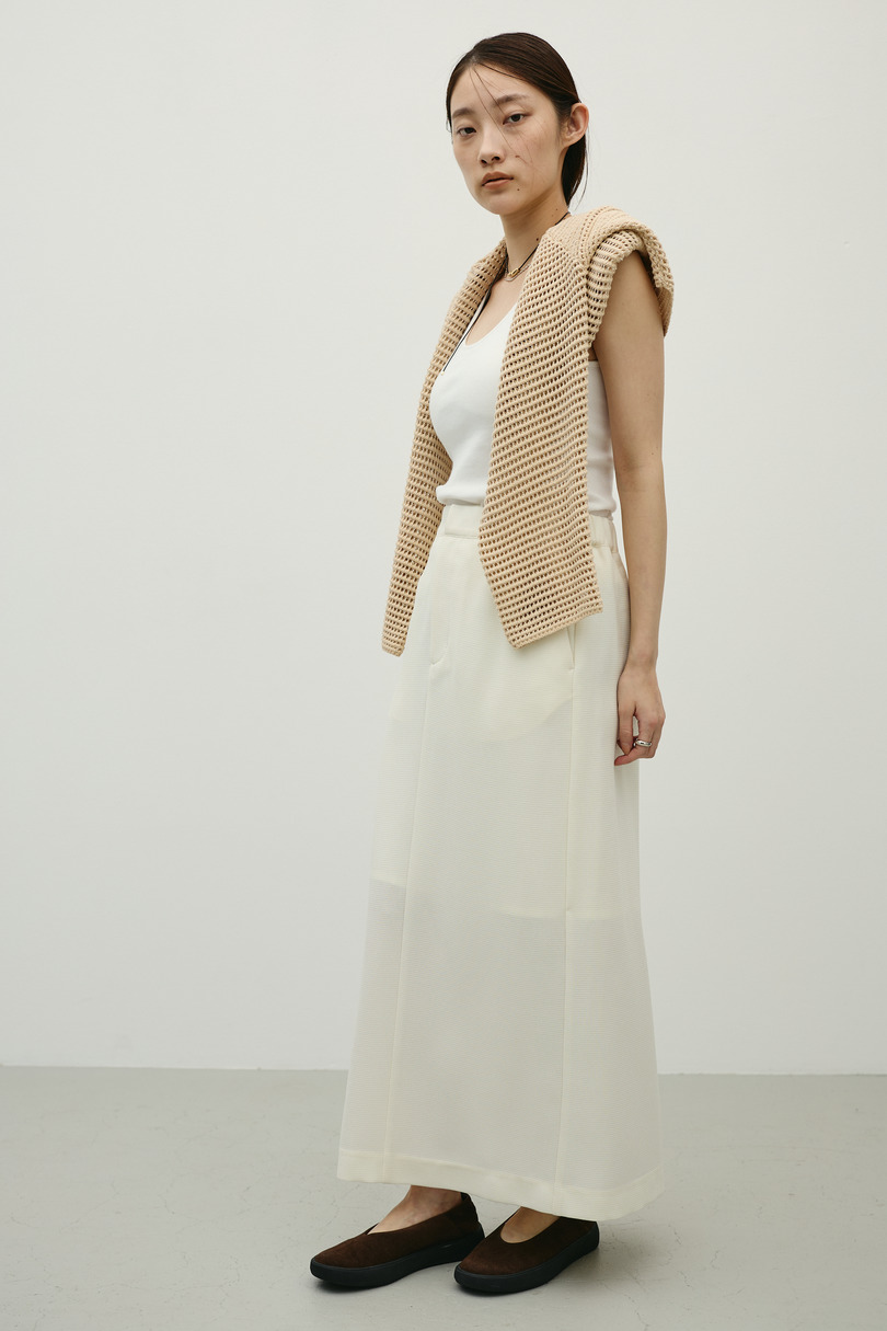 リネンライクストレートスカート 詳細画像 IVOY 5