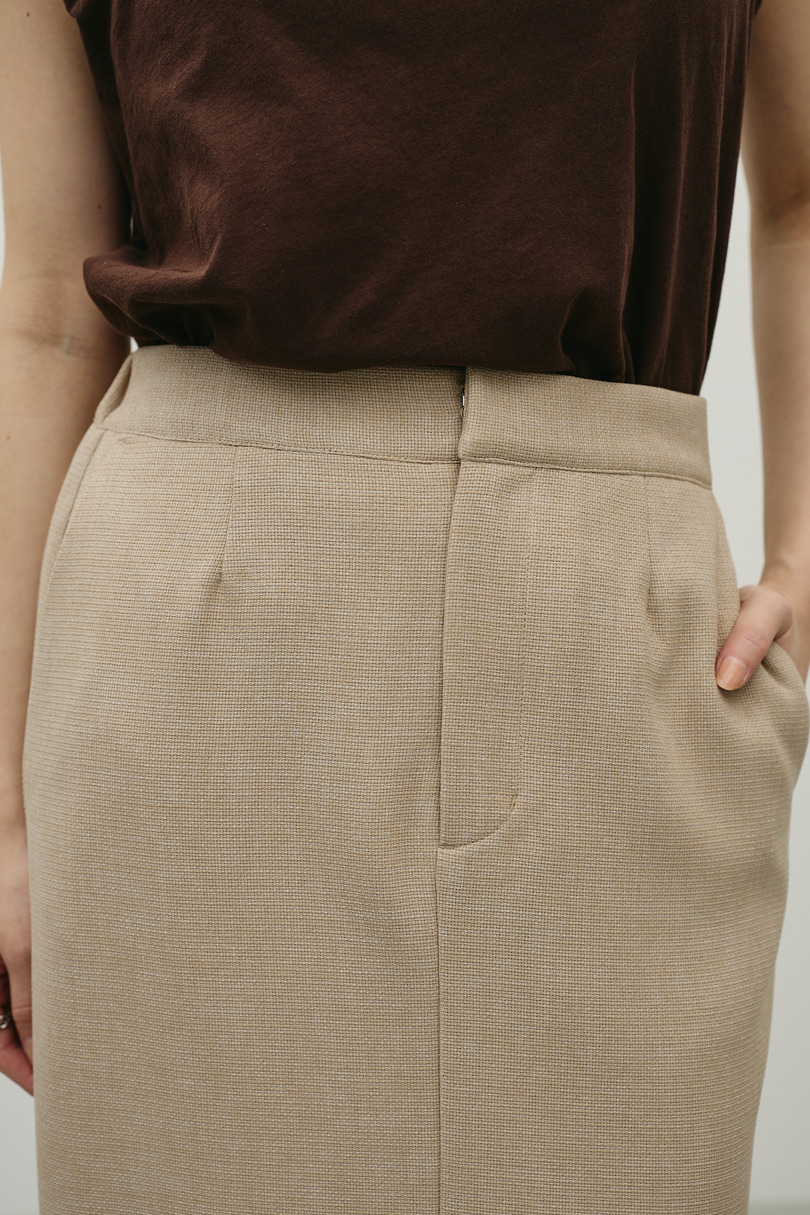 リネンライクストレートスカート 詳細画像 BEG 5