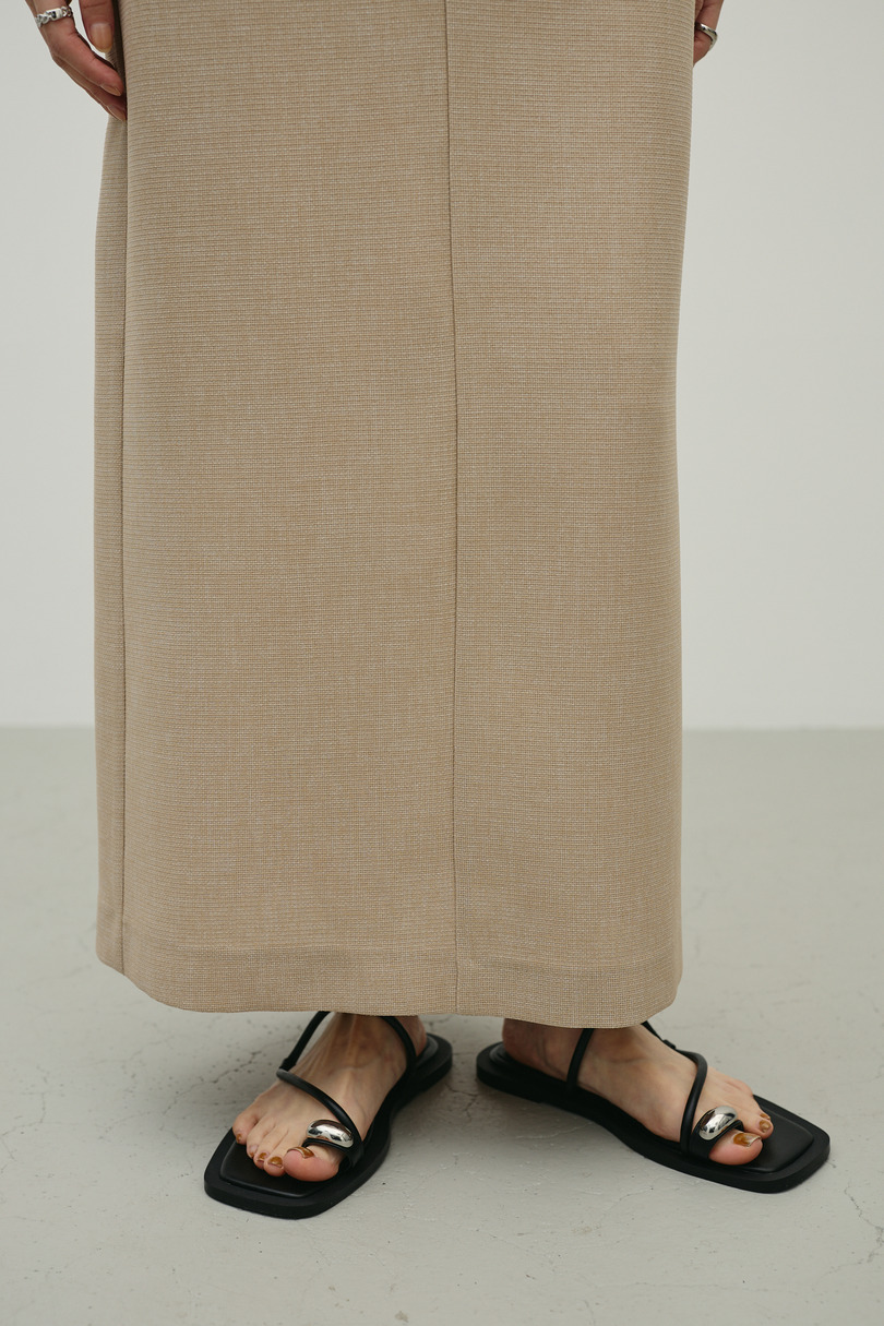 リネンライクストレートスカート 詳細画像 BEG 7