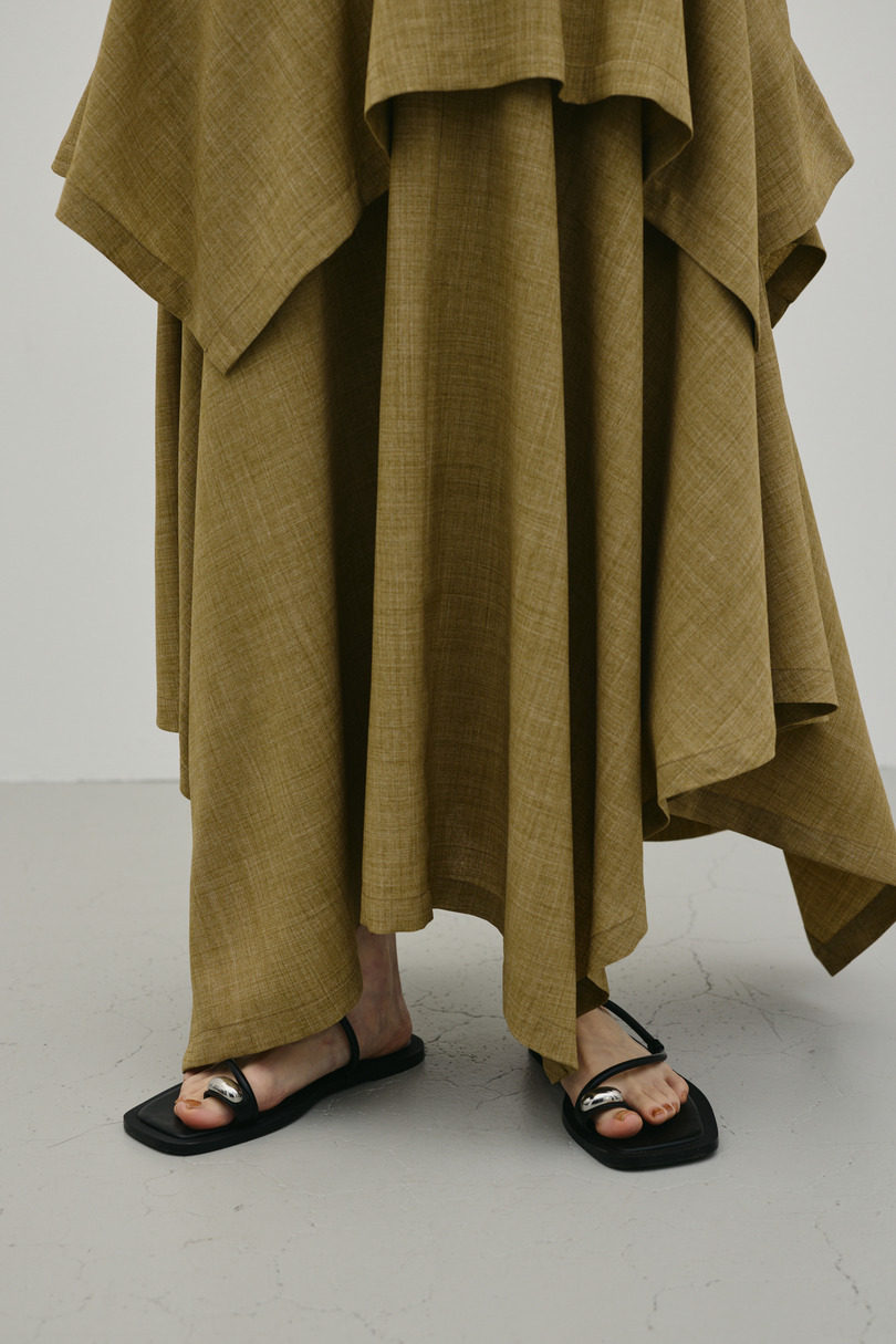 レイヤードフレアスカート 詳細画像 BEG 9