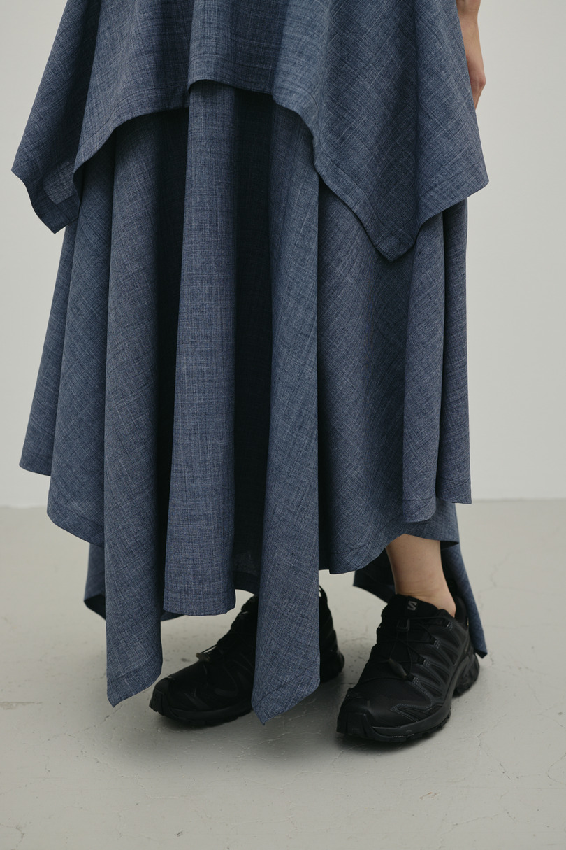 レイヤードフレアスカート 詳細画像 GRY 10