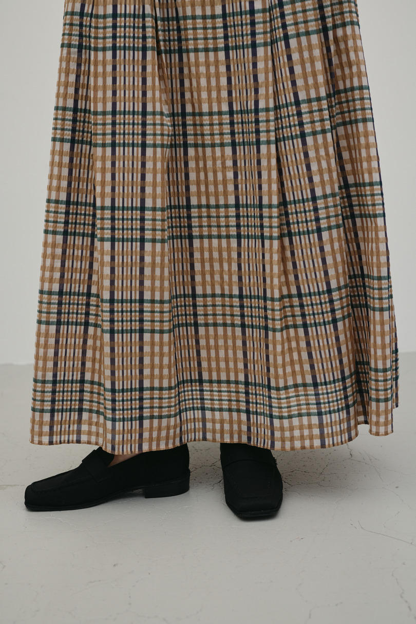 シアーチェックスカート 詳細画像 柄BEG 11