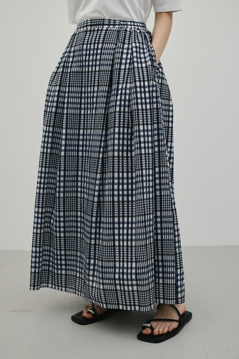 シアーチェックスカート 詳細画像 柄NVY 5