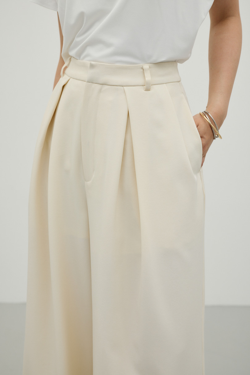 ローウエストタックワイドパンツ 詳細画像 IVOY 3