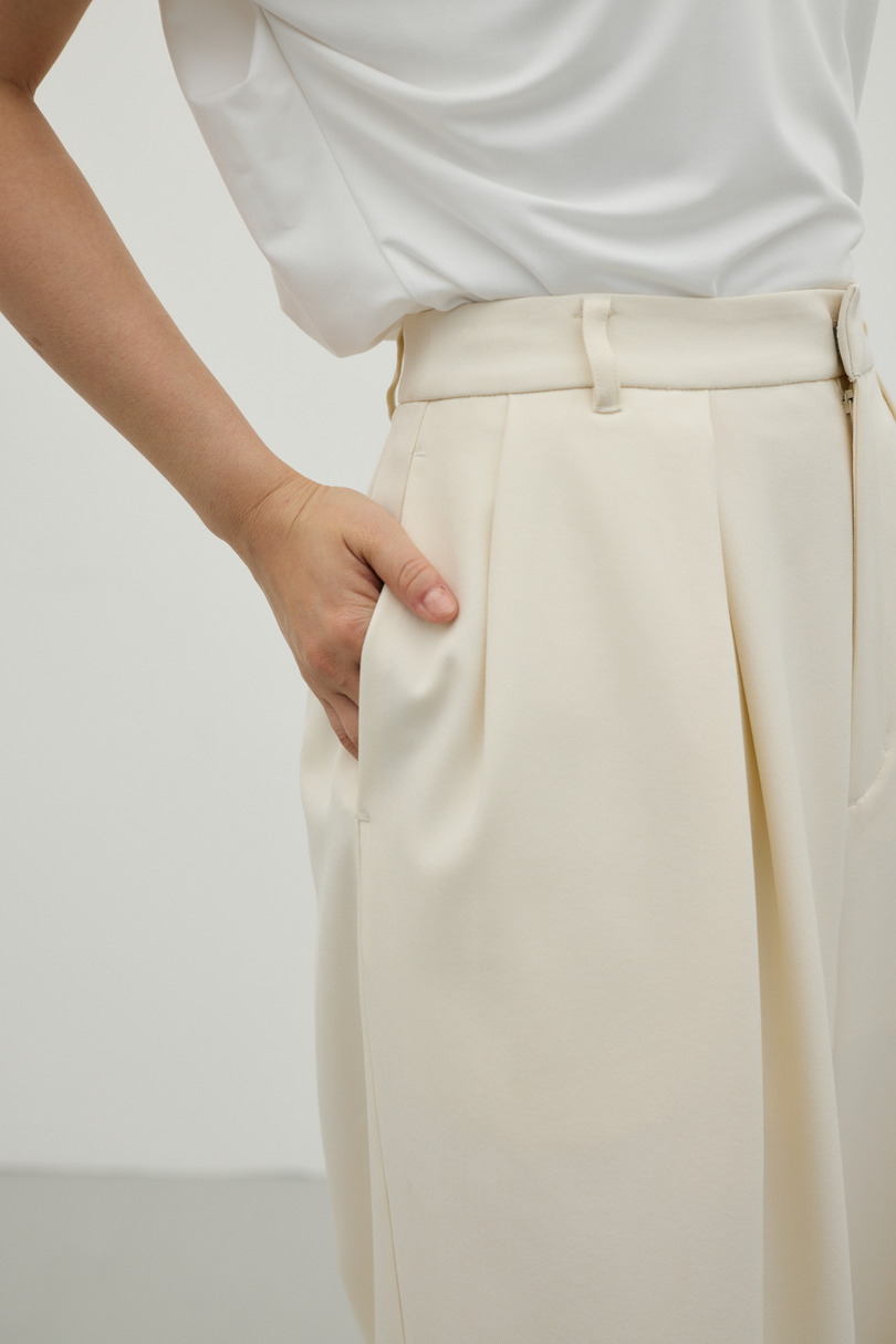 ローウエストタックワイドパンツ 詳細画像 IVOY 4