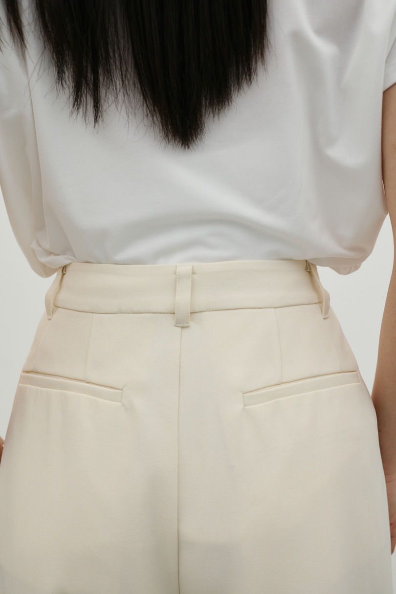 ローウエストタックワイドパンツ 詳細画像 IVOY 7